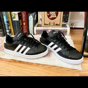 Adidas Black White Sneakers